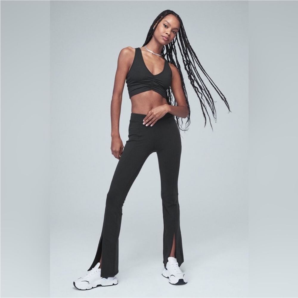 Alo Airbrush Flutter Legging Split Front